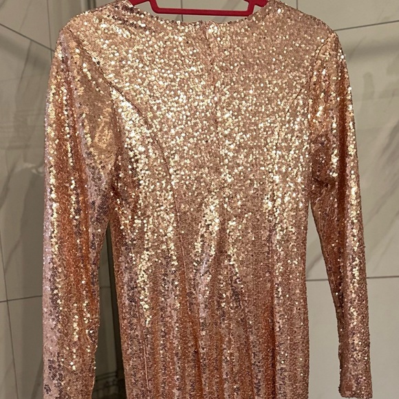 Ever-Pretty Women's Long Sleeve Sequin Maxi Dress – Size 6 - Picture 11 of 13